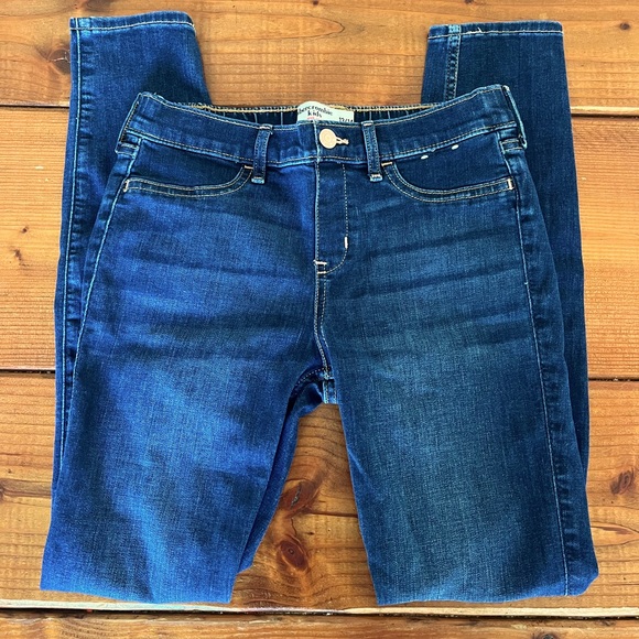 Abercrombie Kids Mid Rise Pull-on Jean Leggings - Picture 1 of 4